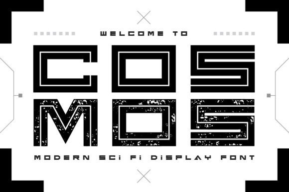 Cosmos: A Bold Typeface for Modern Sci-Fi Aesthetics