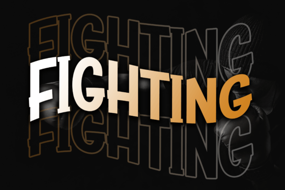 Fighting: A Display Font with Timeless Elegance and Distinct Character