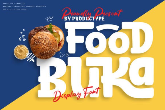 Food Buka: A Typeface with Character for Appetizing Design