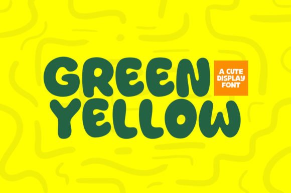 Green Yellow: The Modern Display Font for Fresh Branding