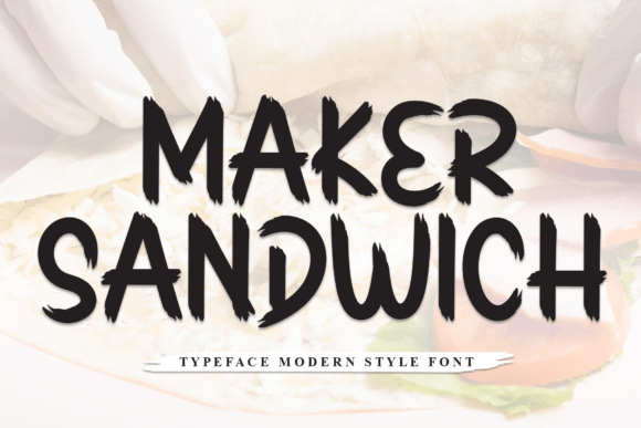 Maker Sandwich: The Quirky Display Font for Standout Projects