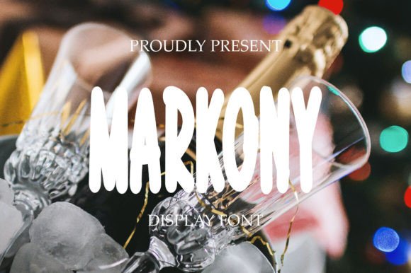 Markony: The Playful Display Font for Bold Designs