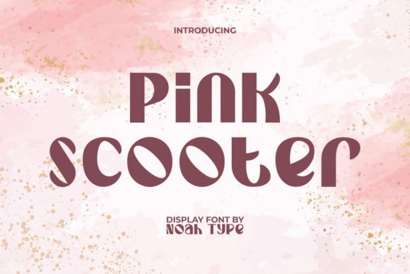 Pink Scooter: A Modern Display Font for Bold Visuals