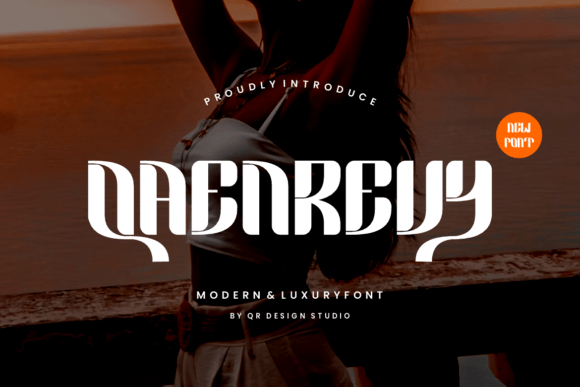 Qaenrevy: A Modern Luxury Display Font