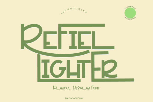 Refiel Lighter: Your Go-To Display Font for Joyful Branding