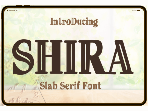 Shira: The Cool, Bold Display Font for Creative Ideas