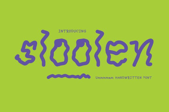 Sloolen: The Display Font That Breaks the Mold