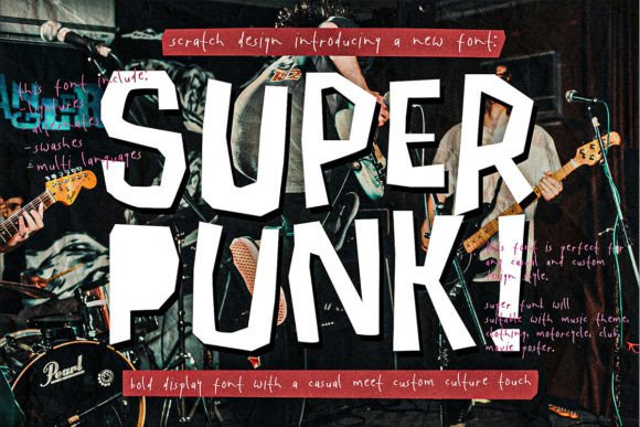 Super Punk: The Bold Display Font for Modern Rebel Brands