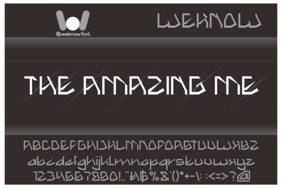 The Amazing Me: A Display Font That Demands Attention